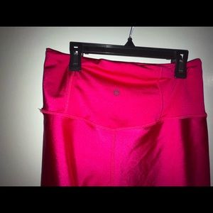 Hot pink Athleta elation shine tight leggings!